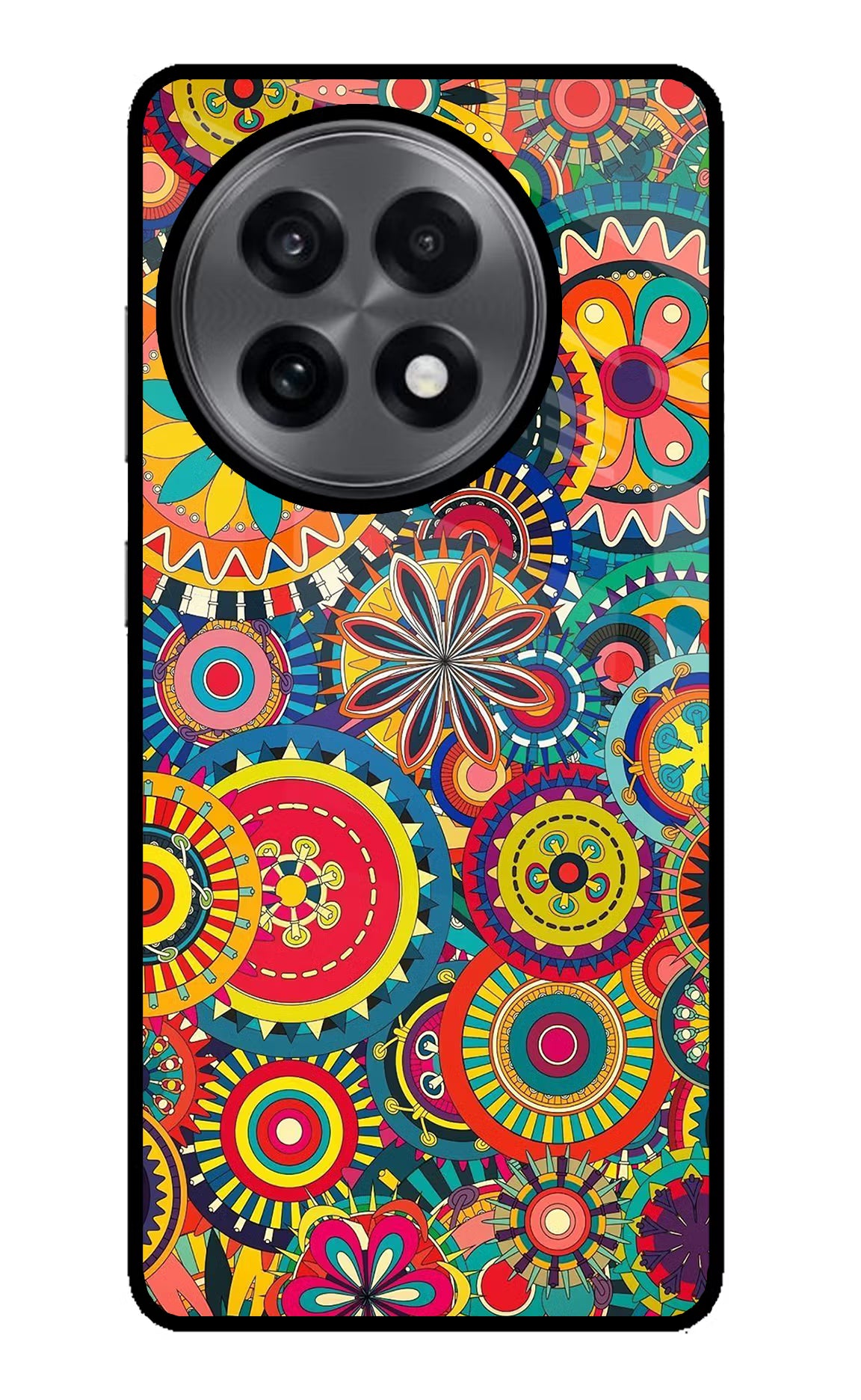 Gol Gol Art OnePlus 13R Glass Case Back Cover by Casekaro