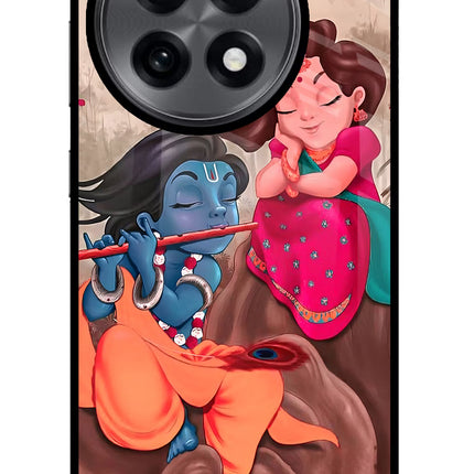 Radhe Krishna OnePlus 13R Glass Case