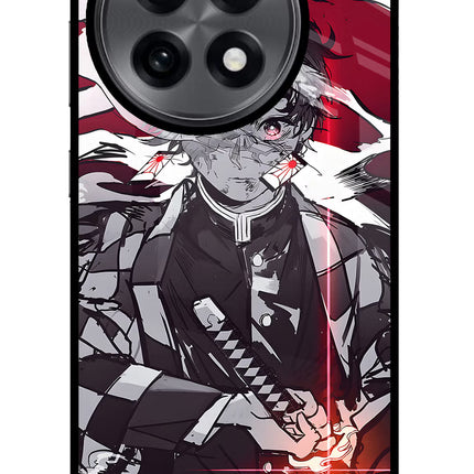 Demon Slayer OnePlus 13R Glass Case Back Cover by Casekaro