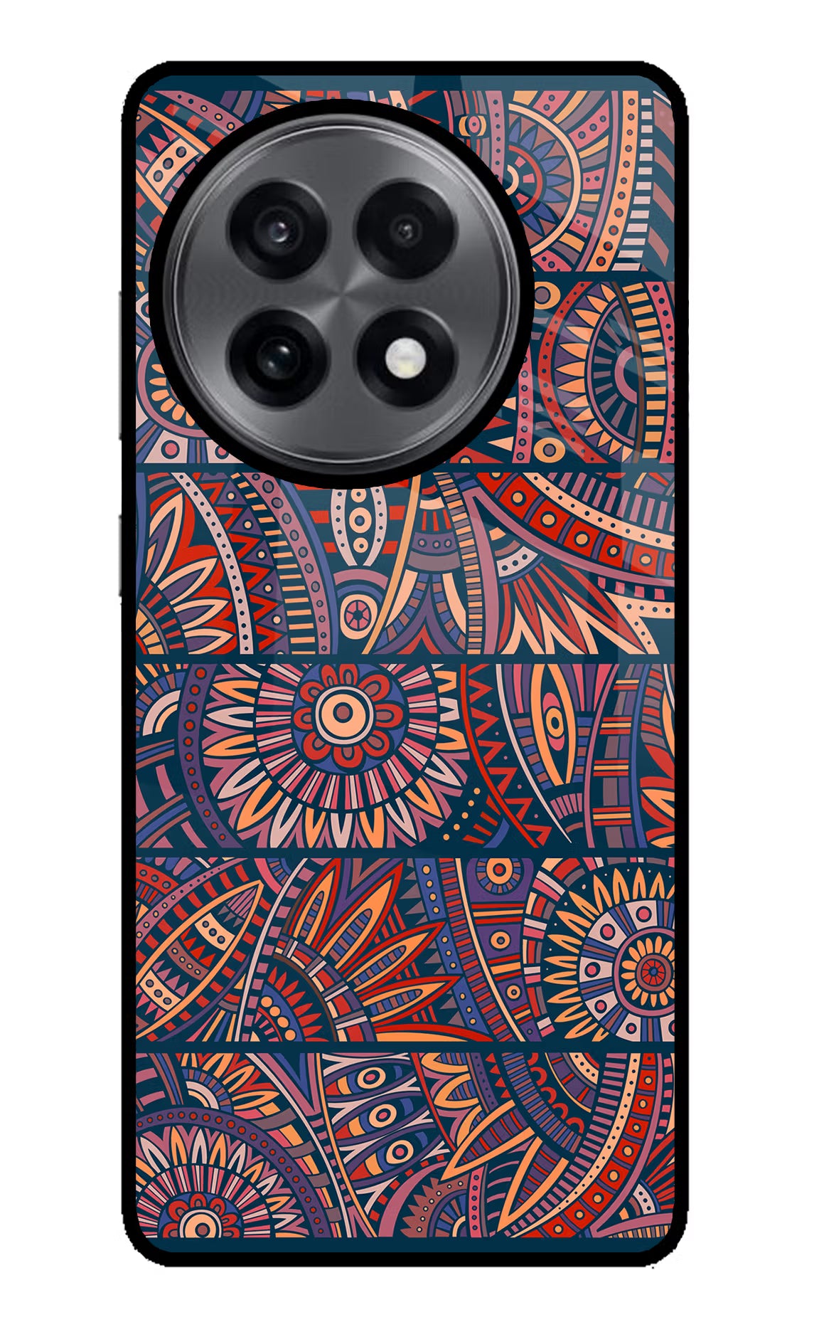 African Culture Design OnePlus 13R Glass Case Back Cover by Casekaro
