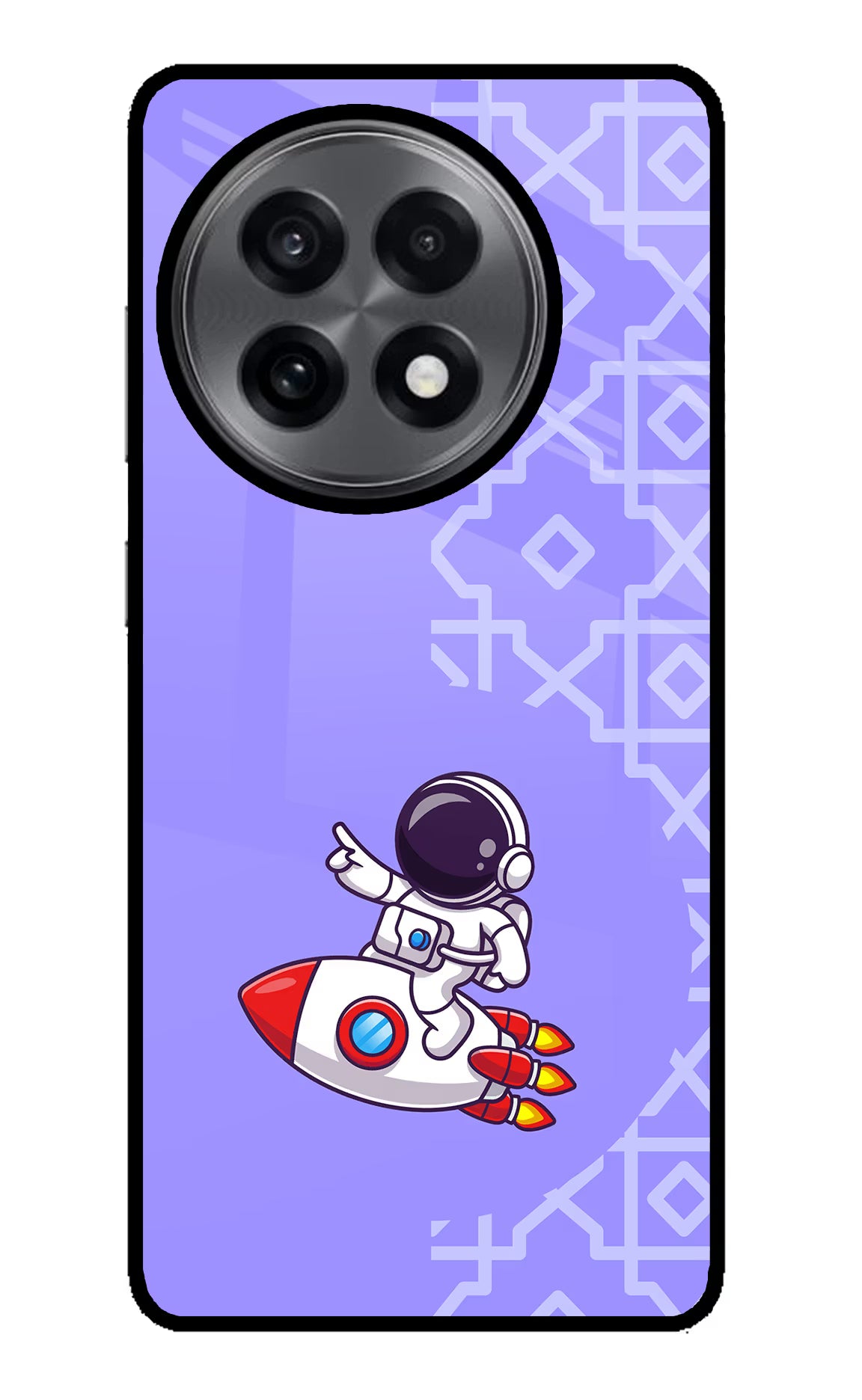 Cute Astronaut OnePlus 13R Glass Case