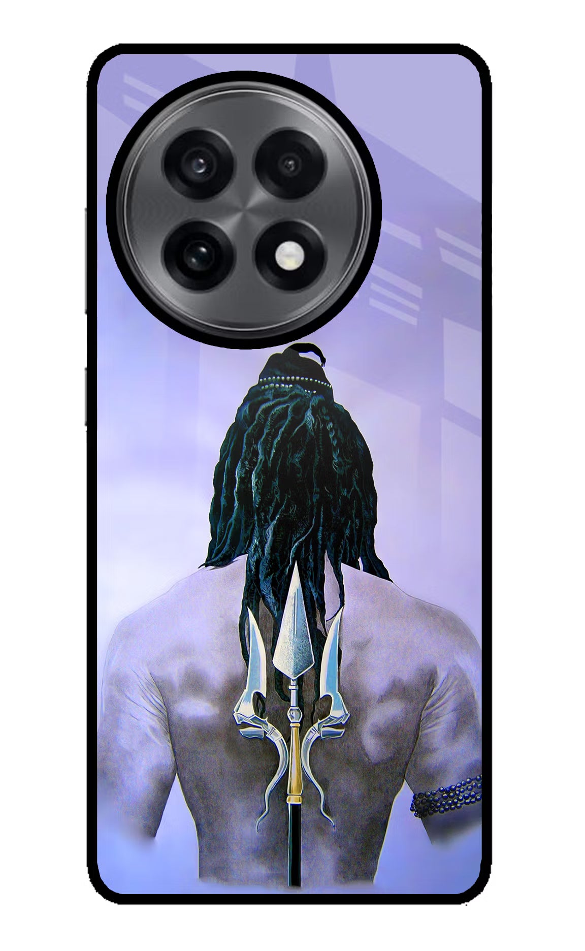 Shiva OnePlus 13R Glass Case Back Cover by Casekaro