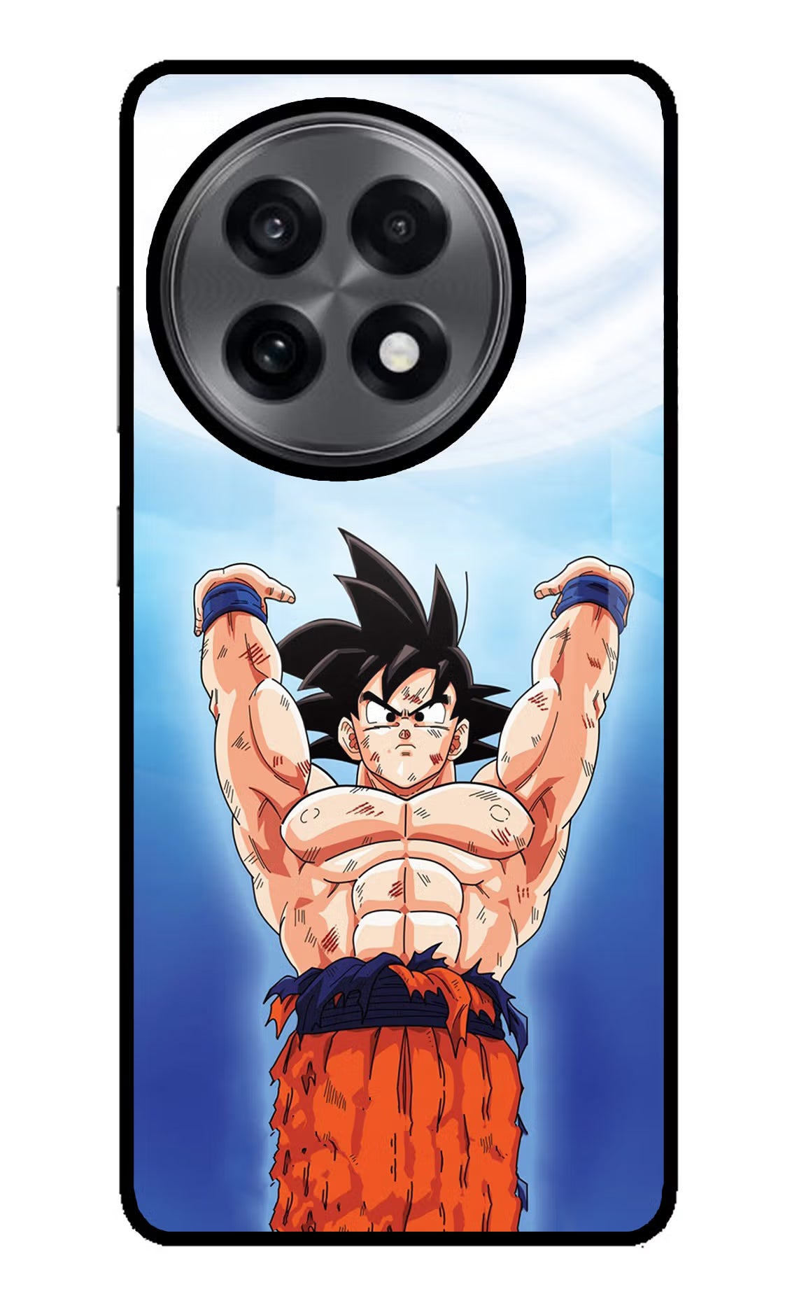 Goku Power OnePlus 13R Glass Case Back Cover by Casekaro