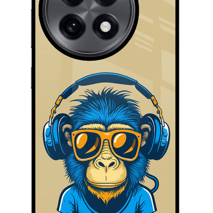 Monkey Headphone OnePlus 13R Glass Case