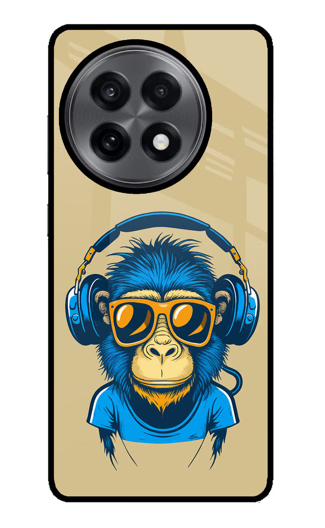 Monkey Headphone OnePlus 13R Glass Case