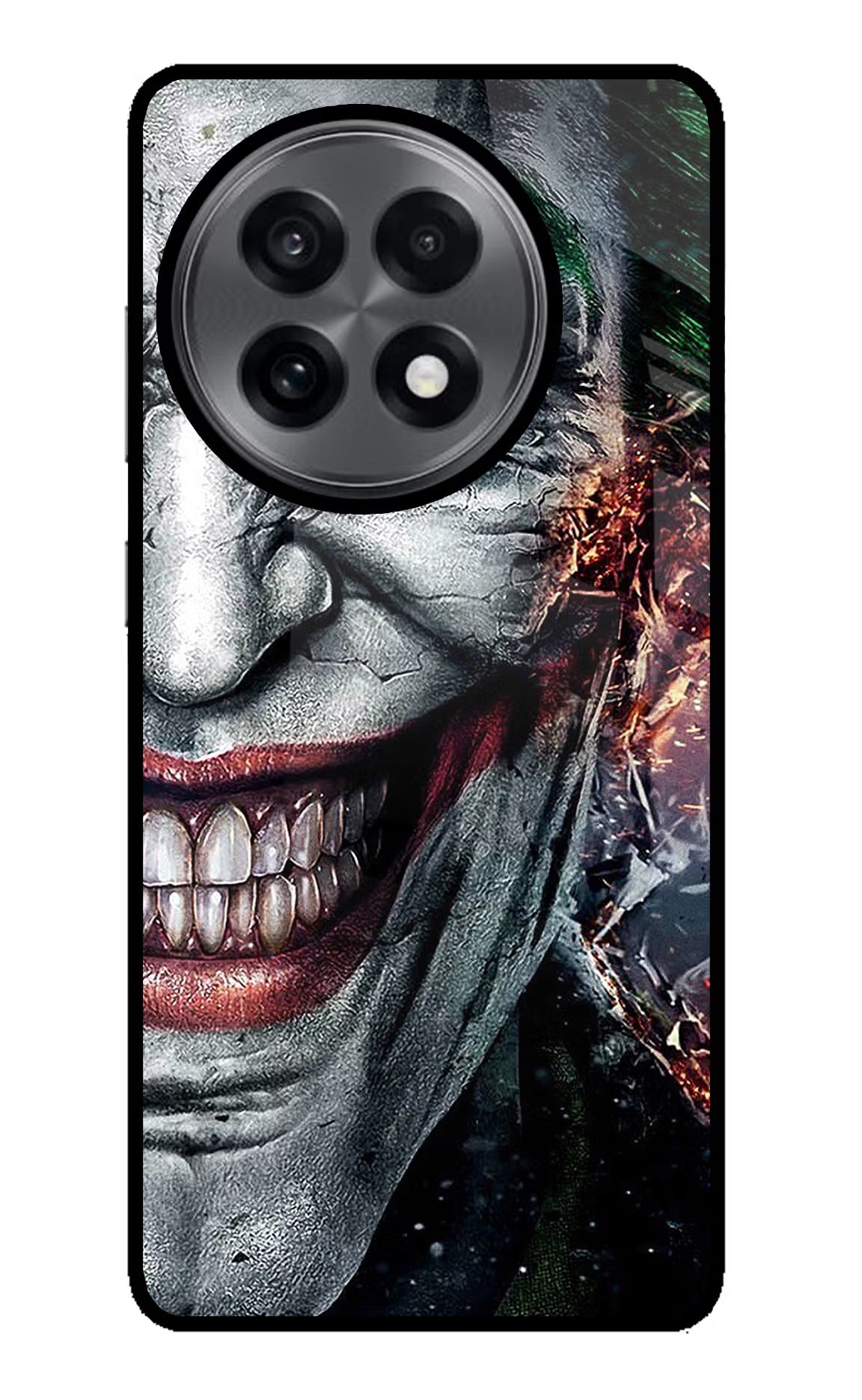 Joker Cam OnePlus 13R Glass Case Back Cover by Casekaro