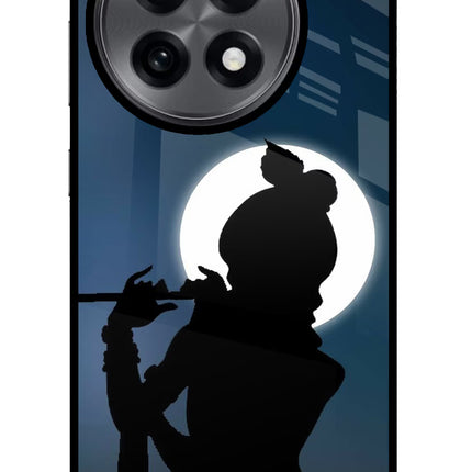 Shri Krishna Silhouette OnePlus 13R Glass Case