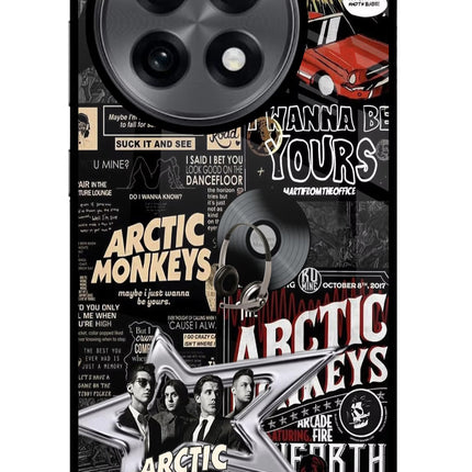 Arctic Monkeys OnePlus 13R Glass Case Back Cover by Casekaro