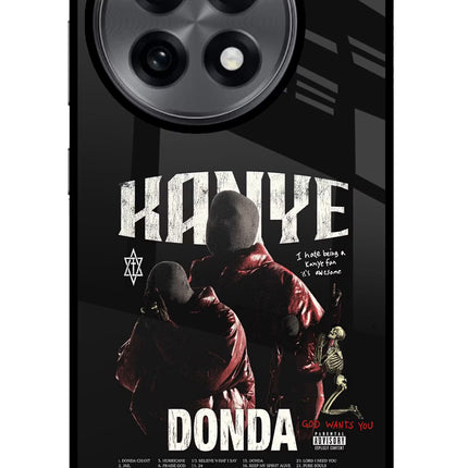 Donda Kanye West OnePlus 13R Glass Case Back Cover by Casekaro