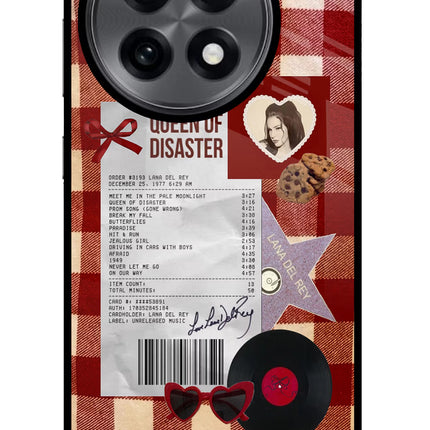Queen of Disaster OnePlus 13R Glass Case