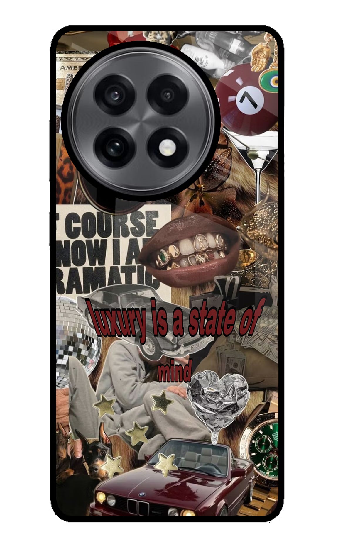 Luxury OnePlus 13R Glass Case