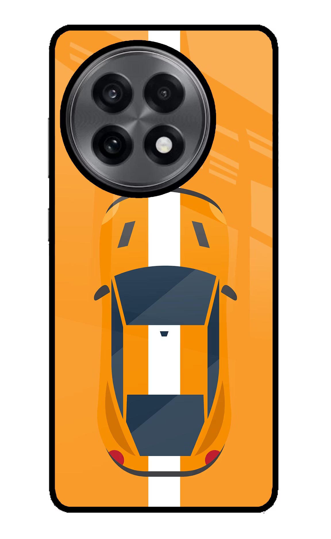 Highway Pursuit OnePlus 13R Glass Case Back Cover by Casekaro