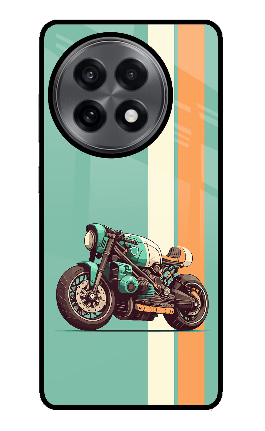 Striped Moto Drift OnePlus 13R Back Cover, Metal case
