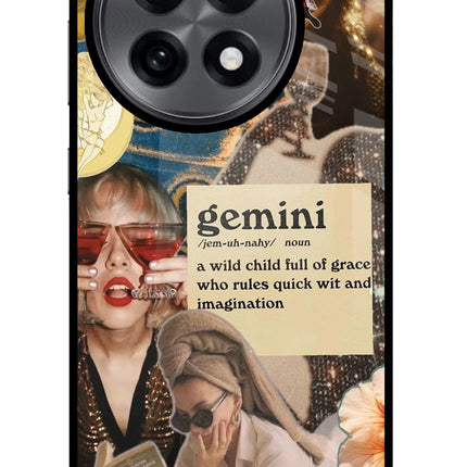 Gemini Zodiac OnePlus 13R Glass Case