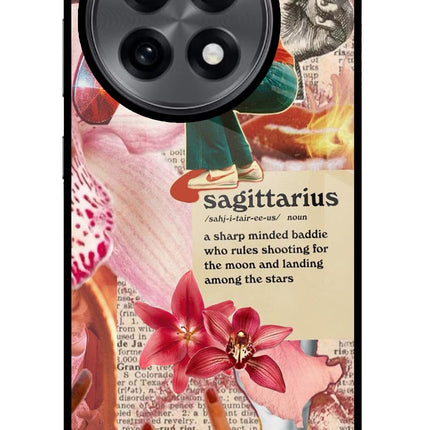 Sagittarius Zodiac OnePlus 13R Glass Case