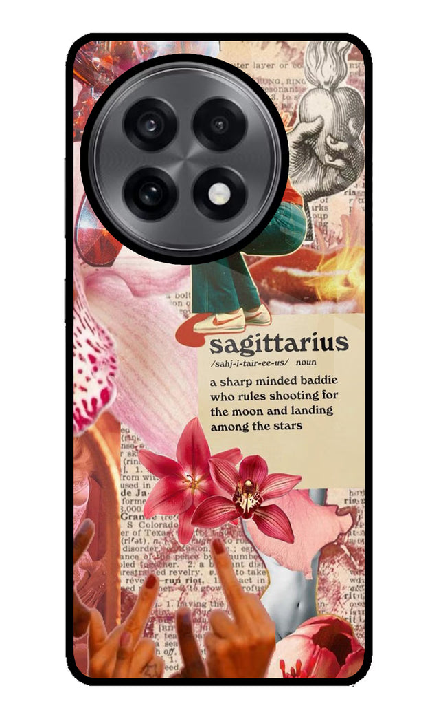 Sagittarius Zodiac OnePlus 13R Glass Case