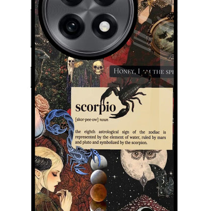 Scorpio Zodiac OnePlus 13R Glass Case