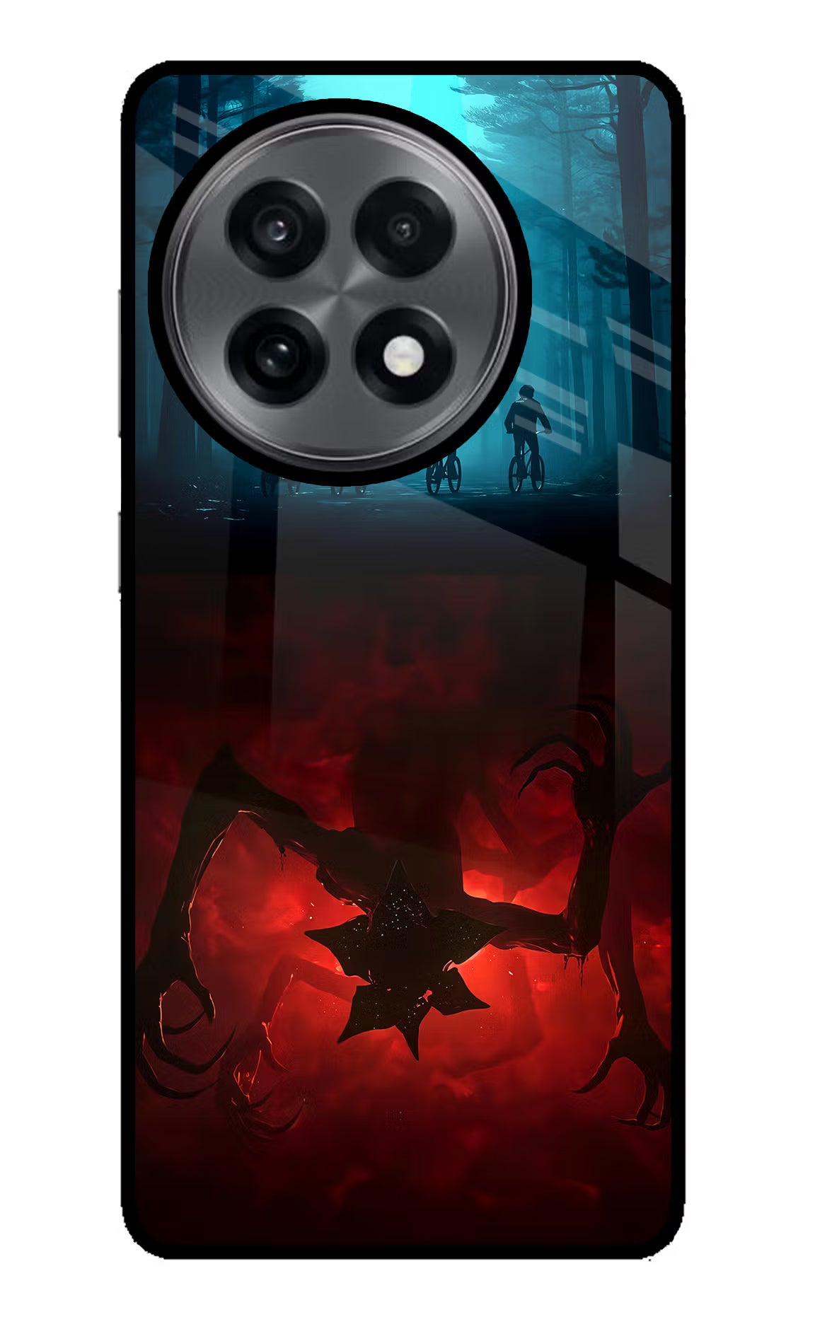 Ordinary Things Downside Up OnePlus 13R Glass Case Back Cover by Casekaro