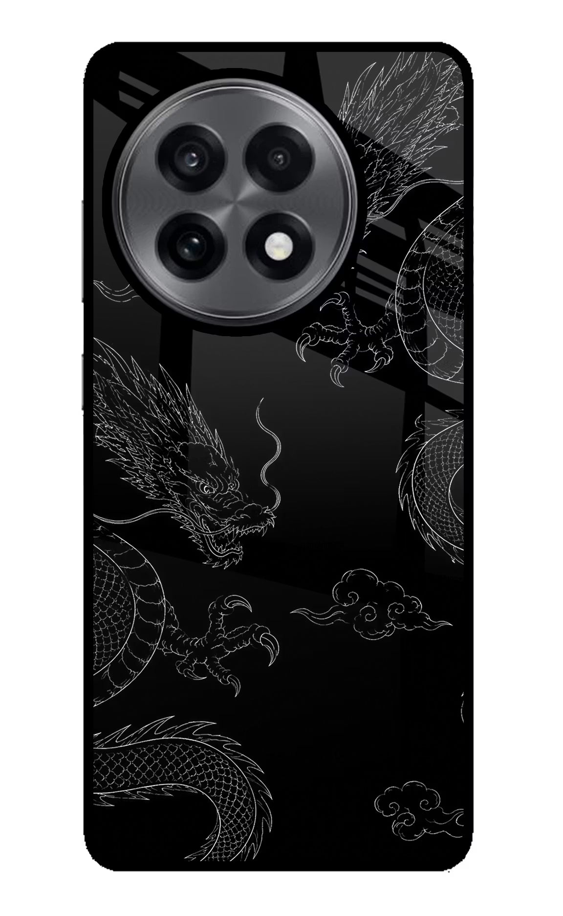 Twin Dragons OnePlus 13R Glass Case