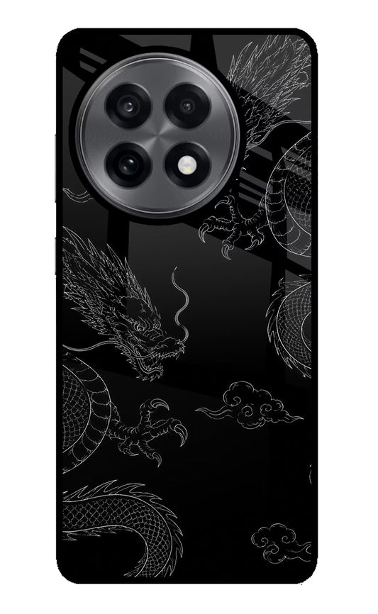 Twin Dragons OnePlus 13R Glass Case