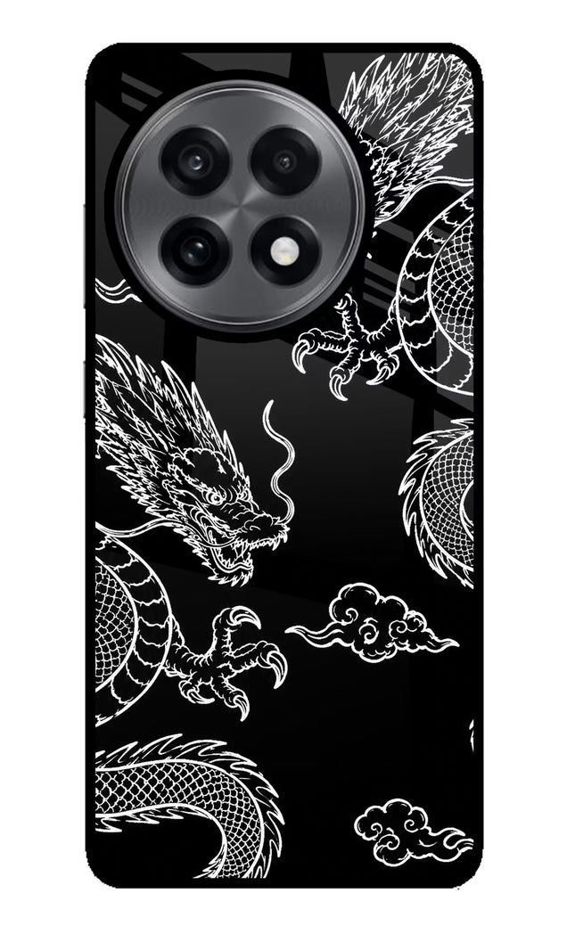 Twin Dragons OnePlus 13R Glass Case