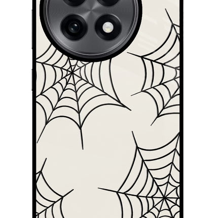 Spider Web OnePlus 13R Glass Case