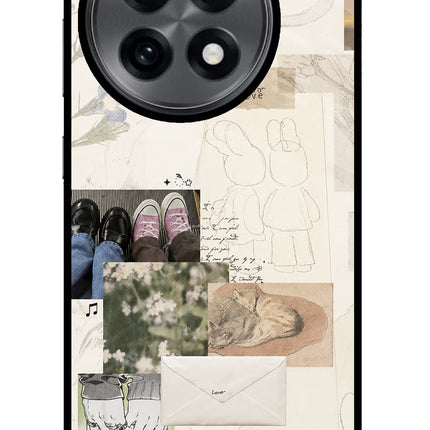 Soft Aesthetic OnePlus 13R Glass Case
