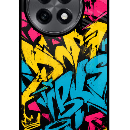 Graffiti Vibe OnePlus 13R Glass Case