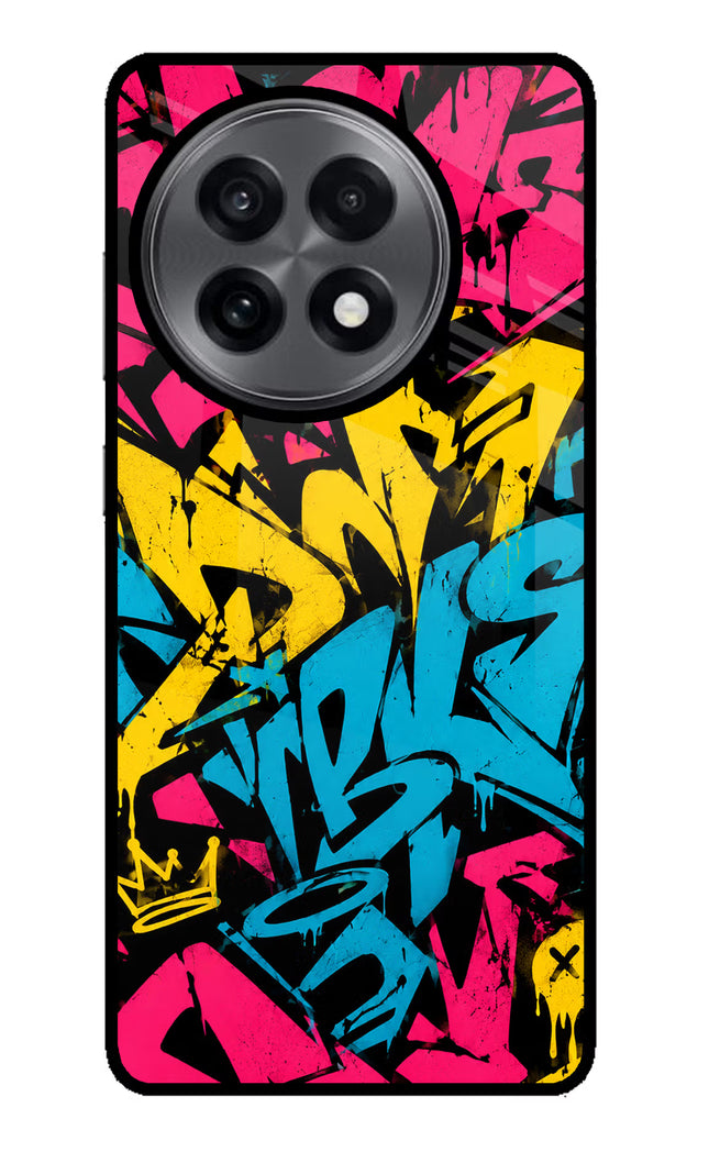 Graffiti Vibe OnePlus 13R Glass Case