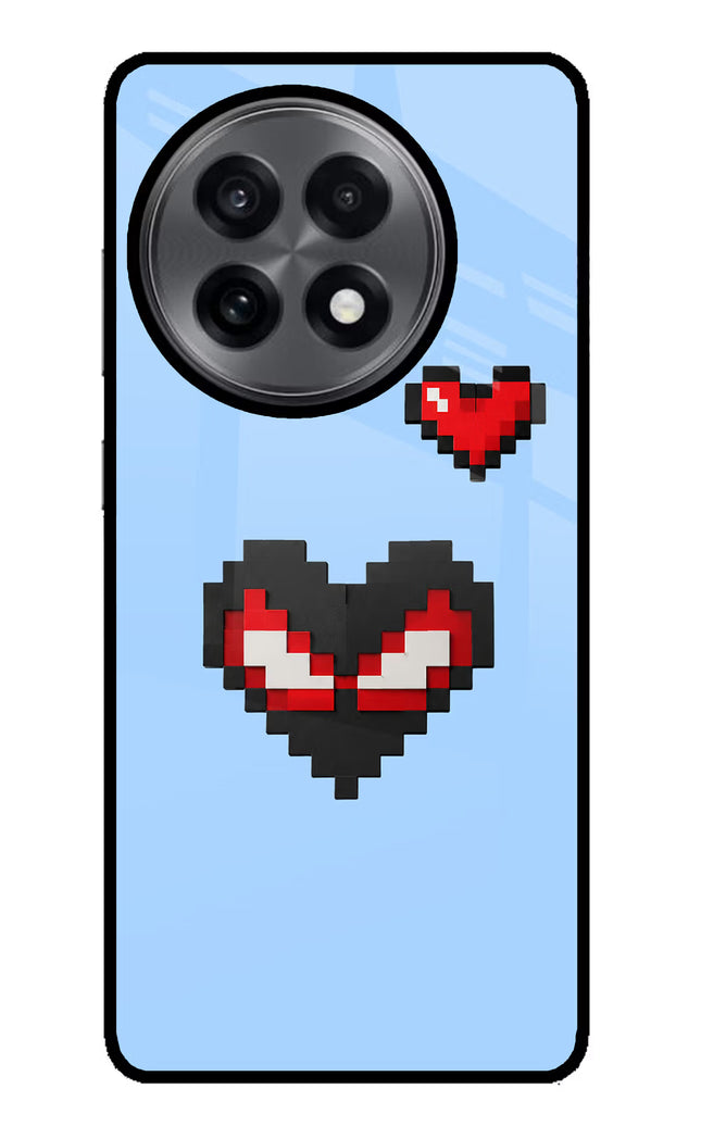 Peter Heart OnePlus 13R Glass Case