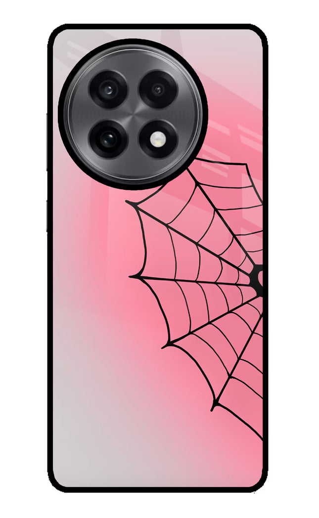 Pink Web OnePlus 13R Glass Case