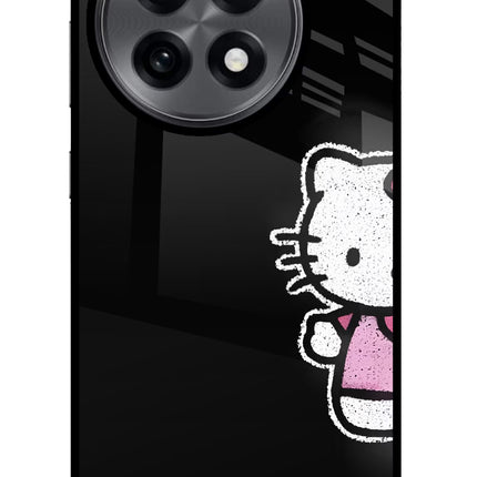 Kitty Charm OnePlus 13R Glass Case