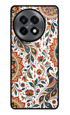 White Mayura OnePlus 13R Glass Case