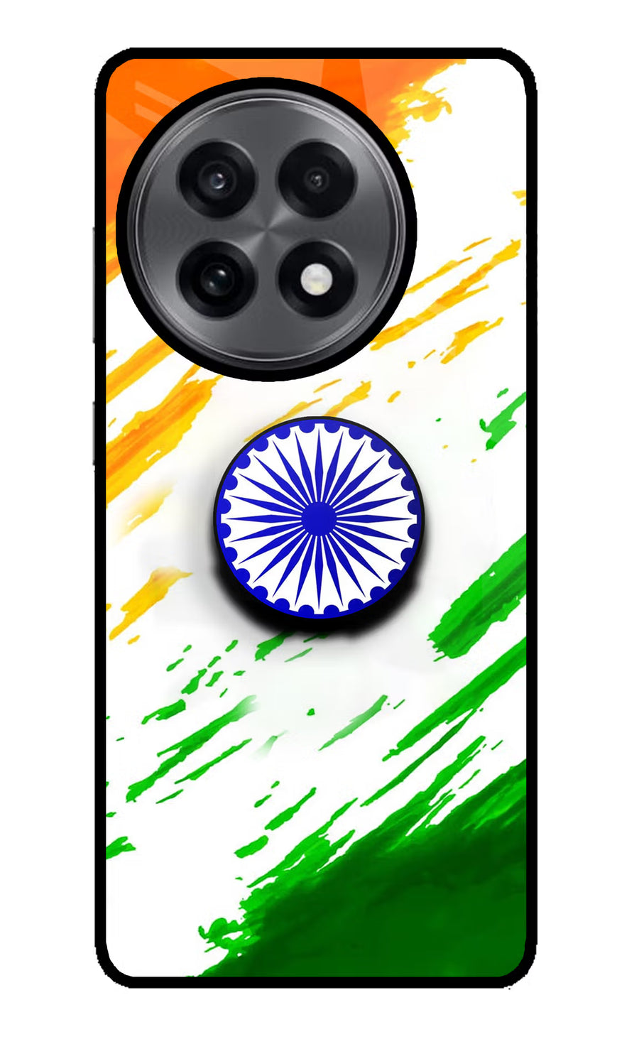 Indian Flag Ashoka Chakra OnePlus 13R Pop Case, Metal case