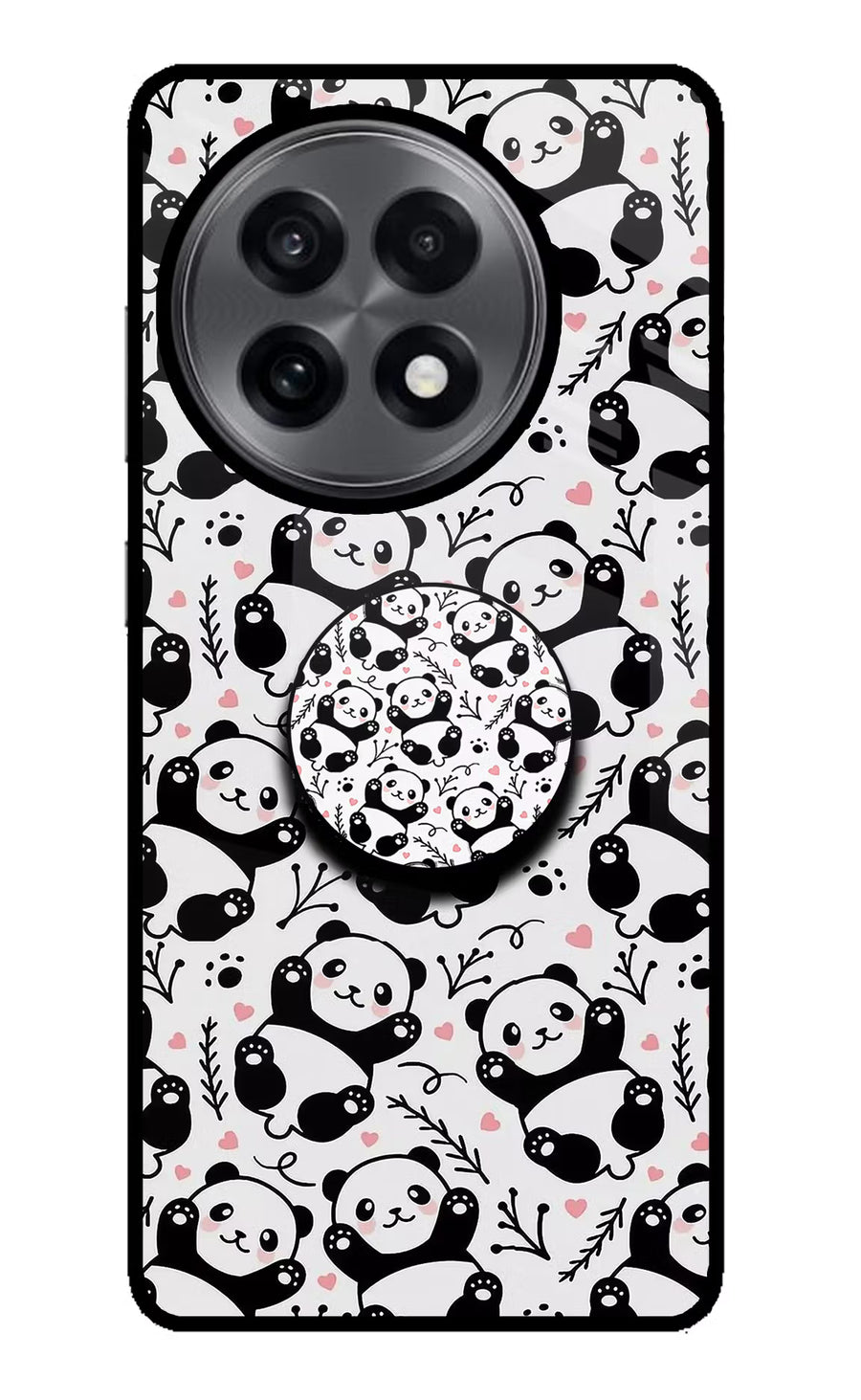 Cute Panda OnePlus 13R Pop Case, Metal case