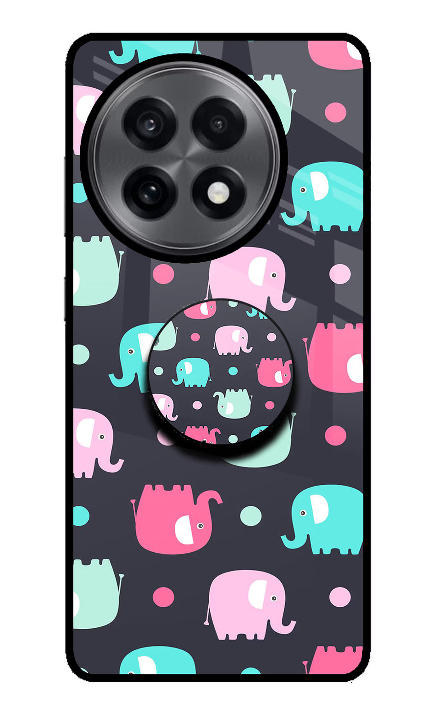 Baby Elephants OnePlus 13R Pop Case, Metal case