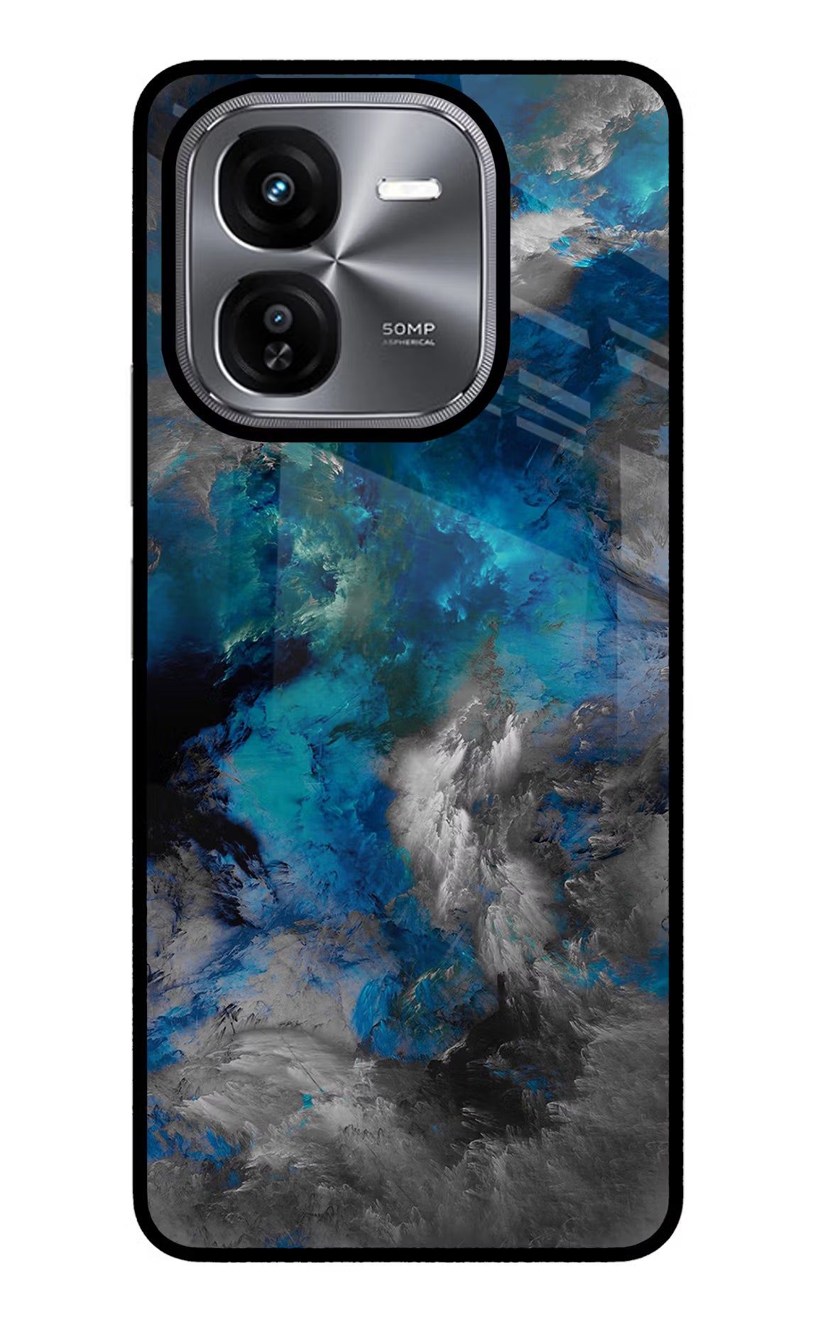 Artwork iQOO Z9X Glass Case Back Cover by Casekaro