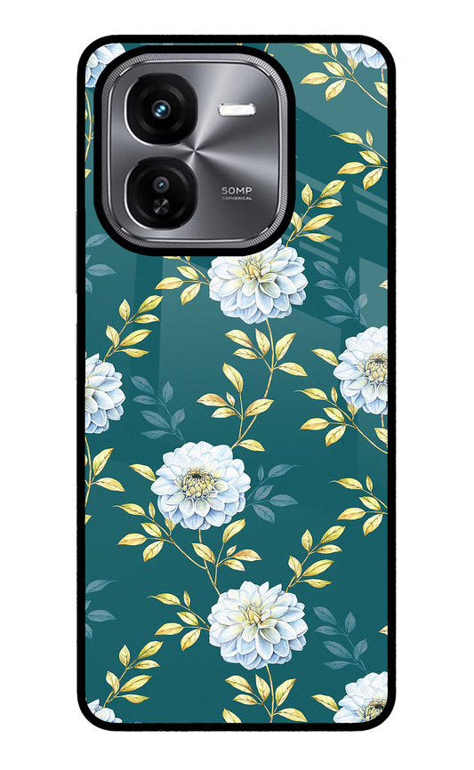 Flowers iQOO Z9X Glass Case