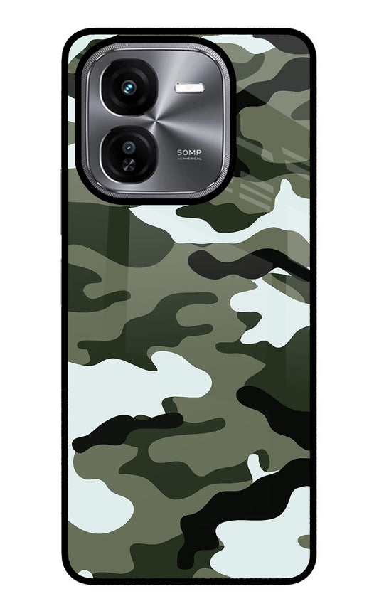 Camouflage iQOO Z9X Glass Case
