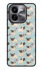 Pug Dog iQOO Z9X Glass Case