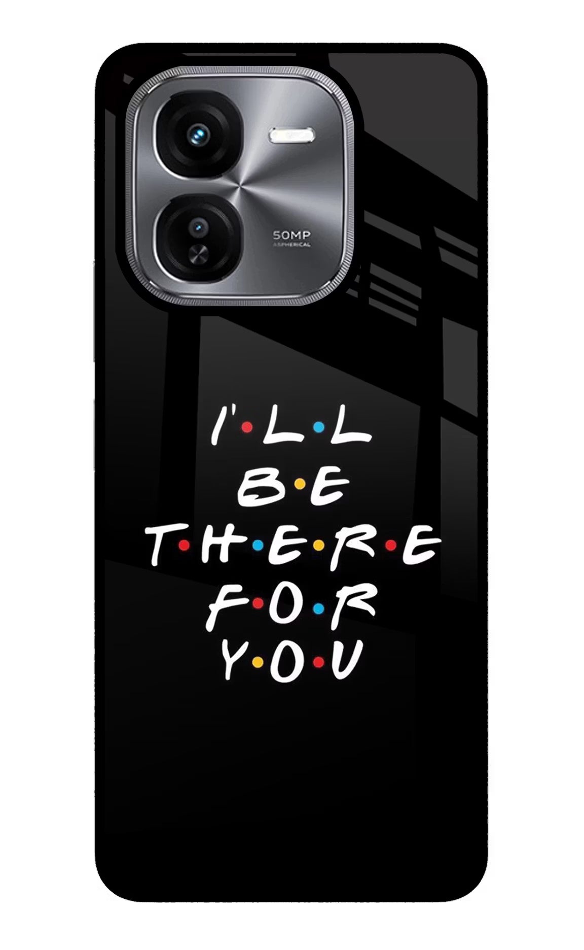 I'll Be There For You iQOO Z9X Glass Case Back Cover by Casekaro