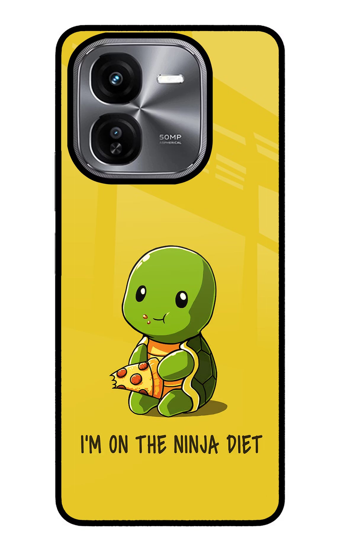 I'm on Ninja Diet iQOO Z9X Glass Case Back Cover by Casekaro