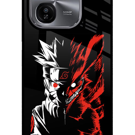 Naruto Two Face iQOO Z9X Glass Case