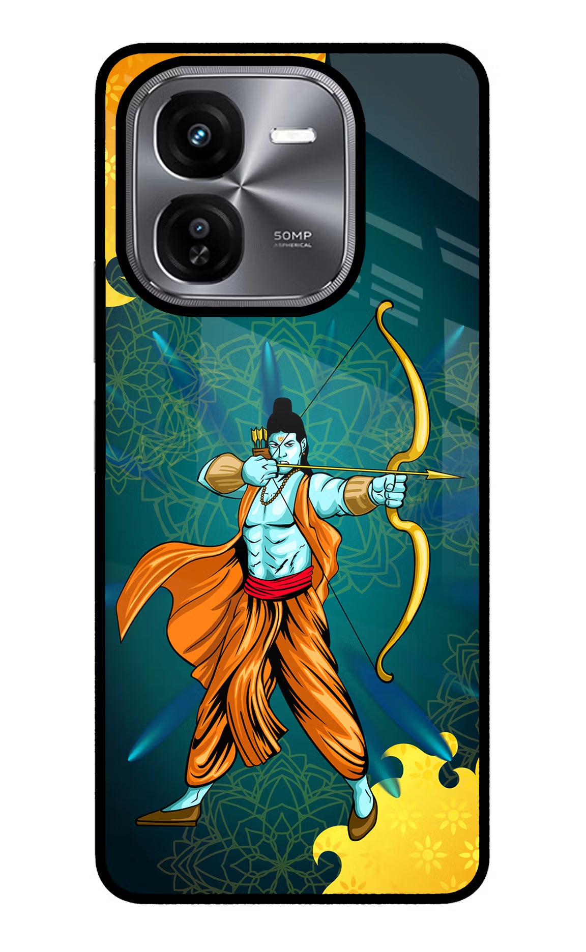 Lord Ram - 6 iQOO Z9X Glass Case Back Cover by Casekaro