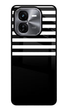 Black and White Print iQOO Z9X Glass Case