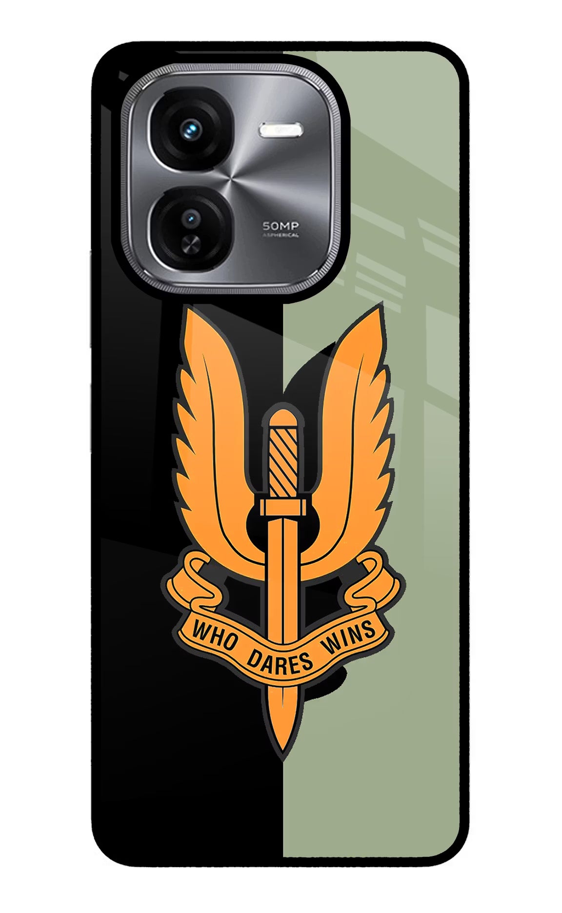 Balidan Logo iQOO Z9X Glass Case Back Cover by Casekaro