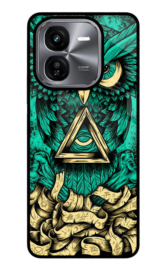 Green Owl iQOO Z9X Glass Case
