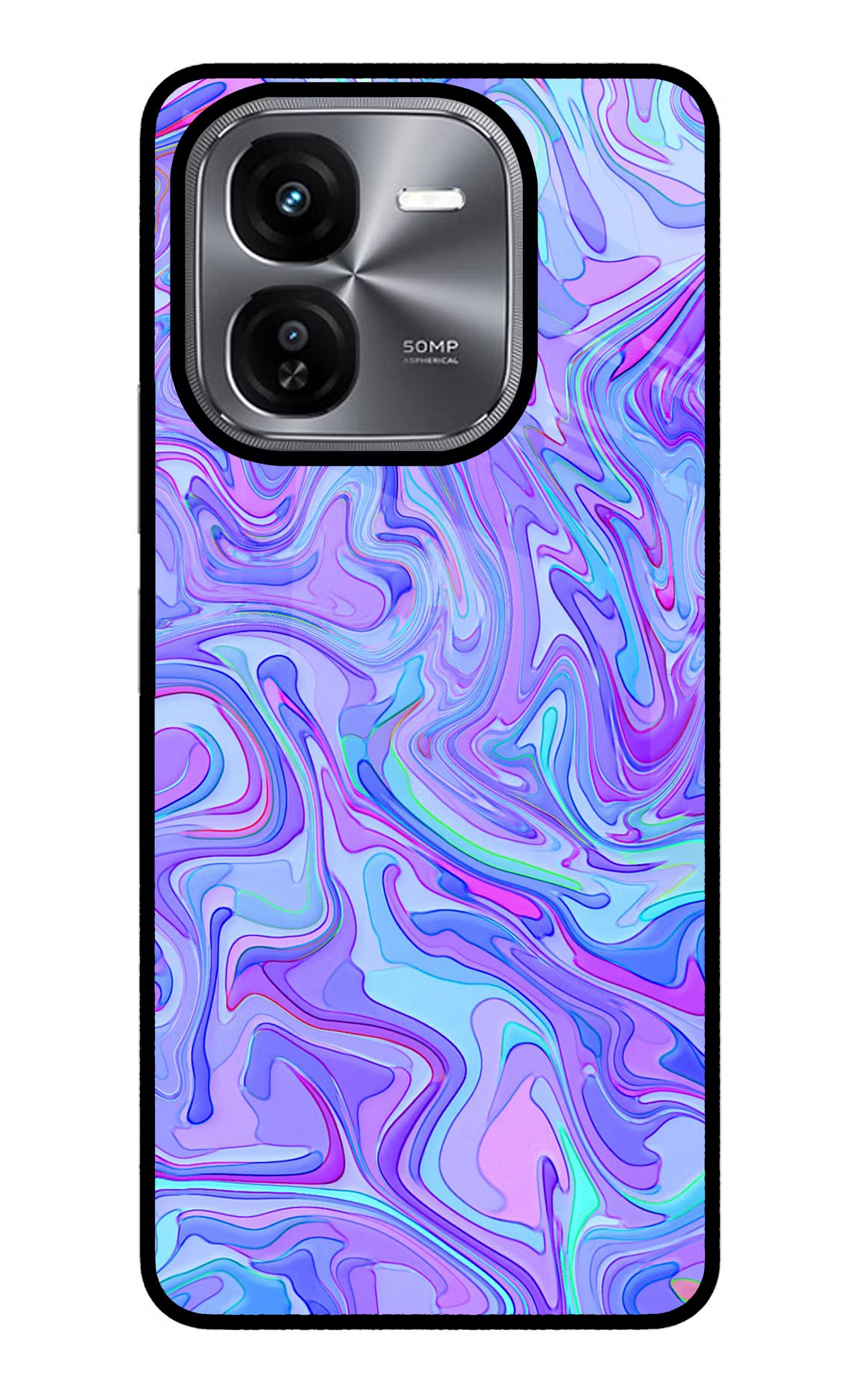 Glitter iQOO Z9X Glass Case