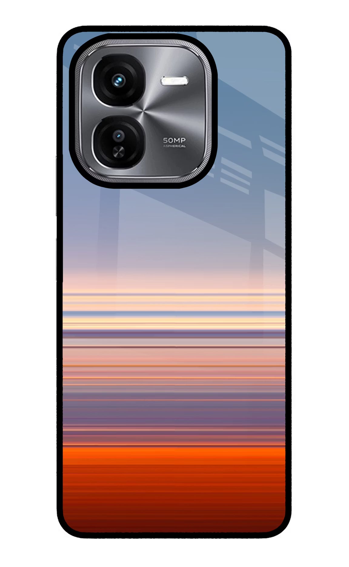 Morning Colors iQOO Z9X Glass Case Back Cover by Casekaro