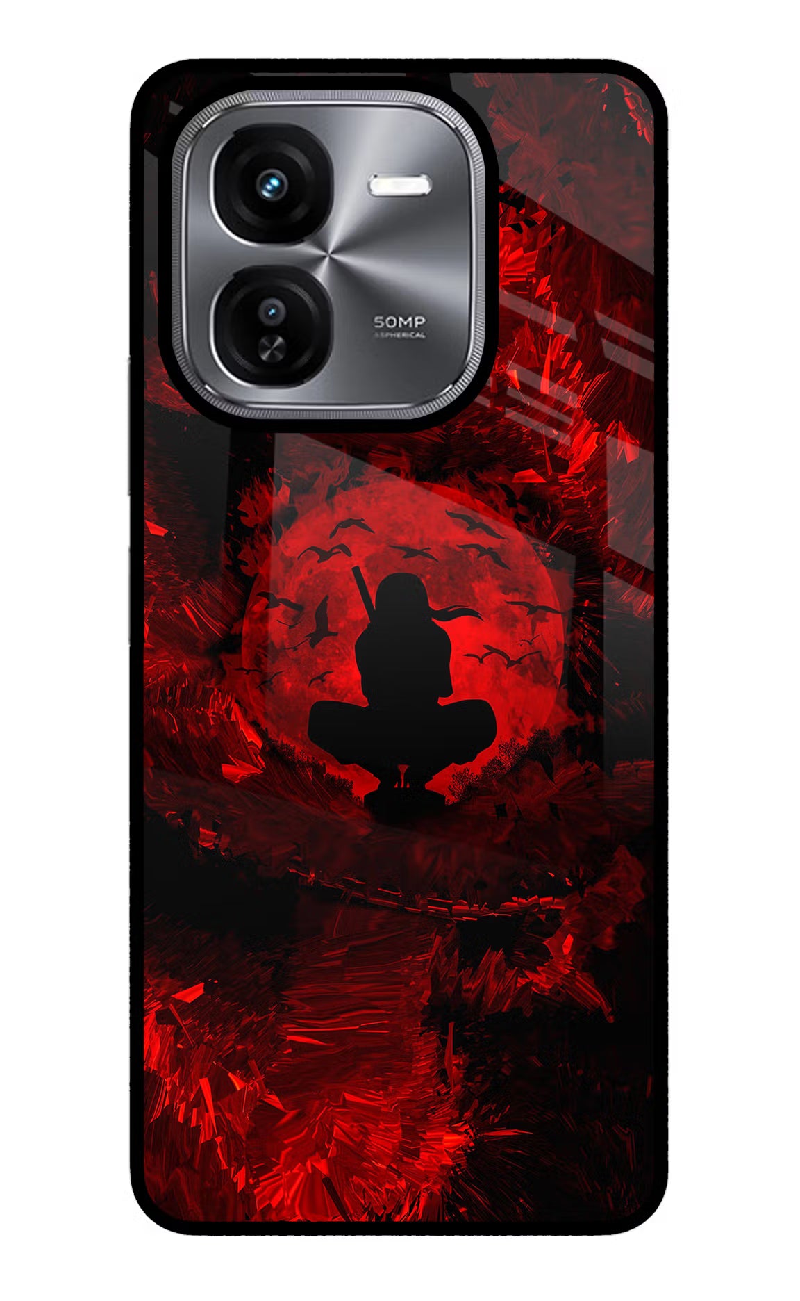 Itachi Uchiha iQOO Z9X Glass Case